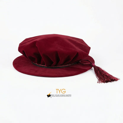 Doctoral Bonnet (Maroon)