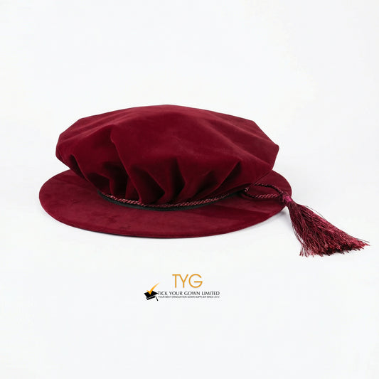 Doctoral Bonnet (Maroon)